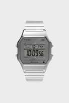 Timex - Timex T80 34mm Stainless Steel Expansion Band Watch - Silver Tone - Canoe Club