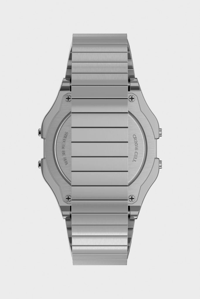 Timex - Timex T80 34mm Stainless Steel Bracelet Watch - Silver Tone - Canoe Club