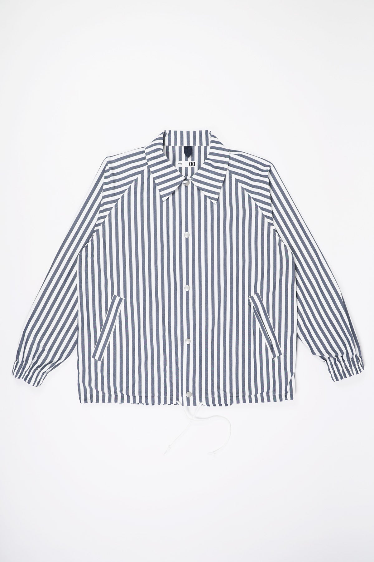 ts(s) - Block Stripe Coach Jacket - Navy/White - Canoe Club