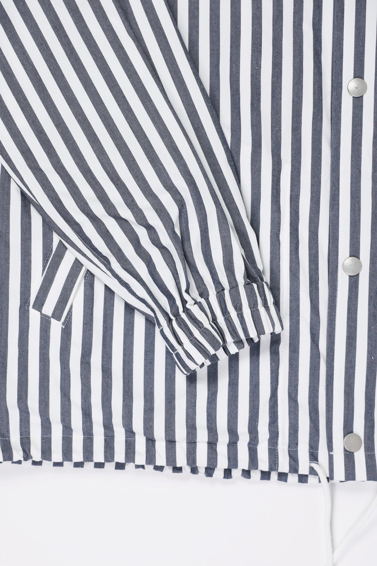 ts(s) - Block Stripe Coach Jacket - Navy/White - Canoe Club