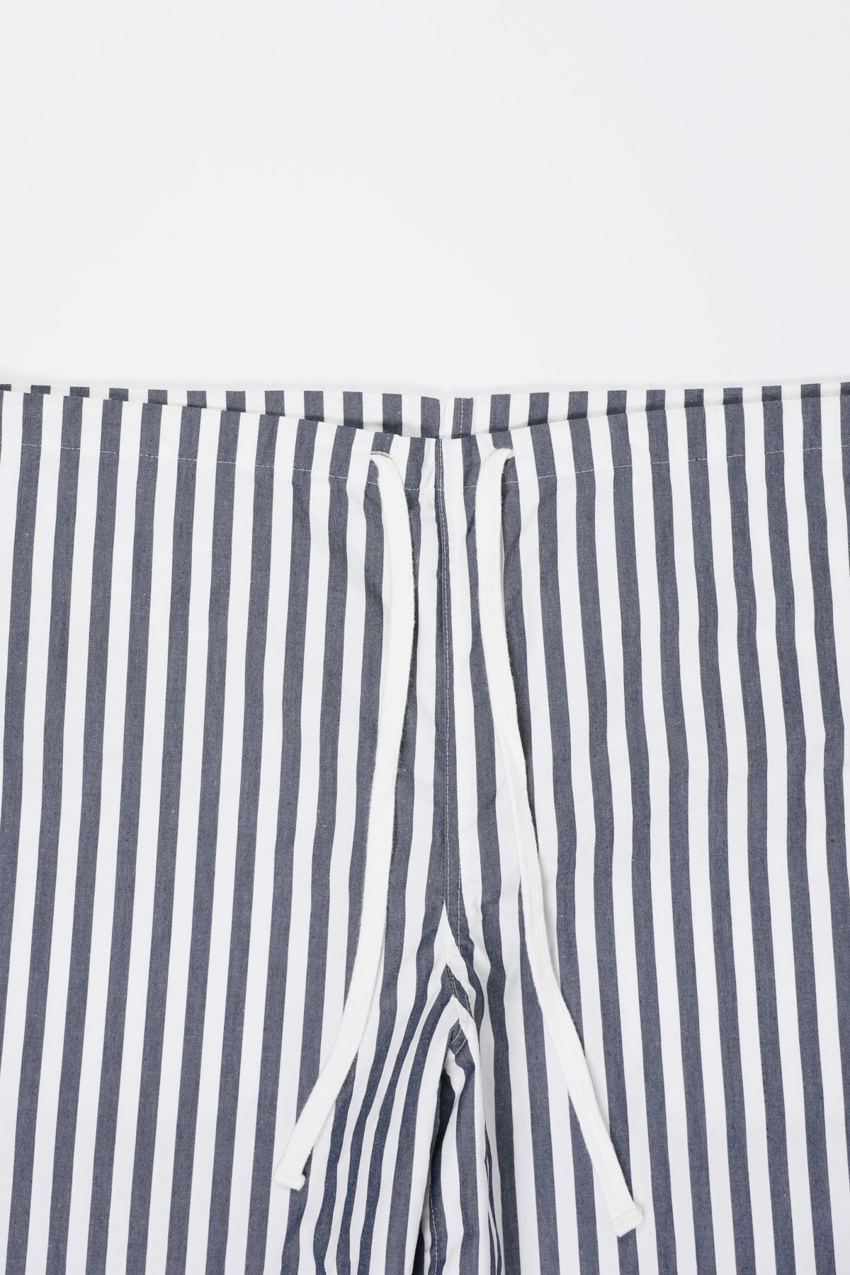 ts(s) - Block Stripe Drawstring Wide Shorts - Navy/White - Canoe Club