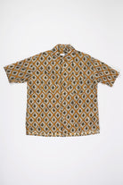 ts(s) - Ethnic Print Short Sleeve Shirt - Khaki - Canoe Club