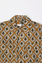 ts(s) - Ethnic Print Short Sleeve Shirt - Khaki - Canoe Club