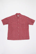 ts(s) - Ethnic Print Short Sleeve Shirt - Red - Canoe Club