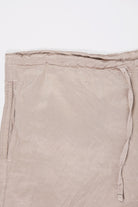 ts(s) - Garment Dye Viscose Drawstring Shorts - Beige - Canoe Club