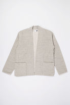 ts(s) - Honeycomb Jersey Lined Easy Cardigan - Beige - Canoe Club