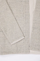 ts(s) - Honeycomb Jersey Lined Easy Cardigan - Beige - Canoe Club
