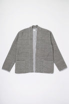 ts(s) - Honeycomb Jersey Lined Easy Cardigan - Gray - Canoe Club