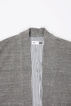 ts(s) - Honeycomb Jersey Lined Easy Cardigan - Gray - Canoe Club