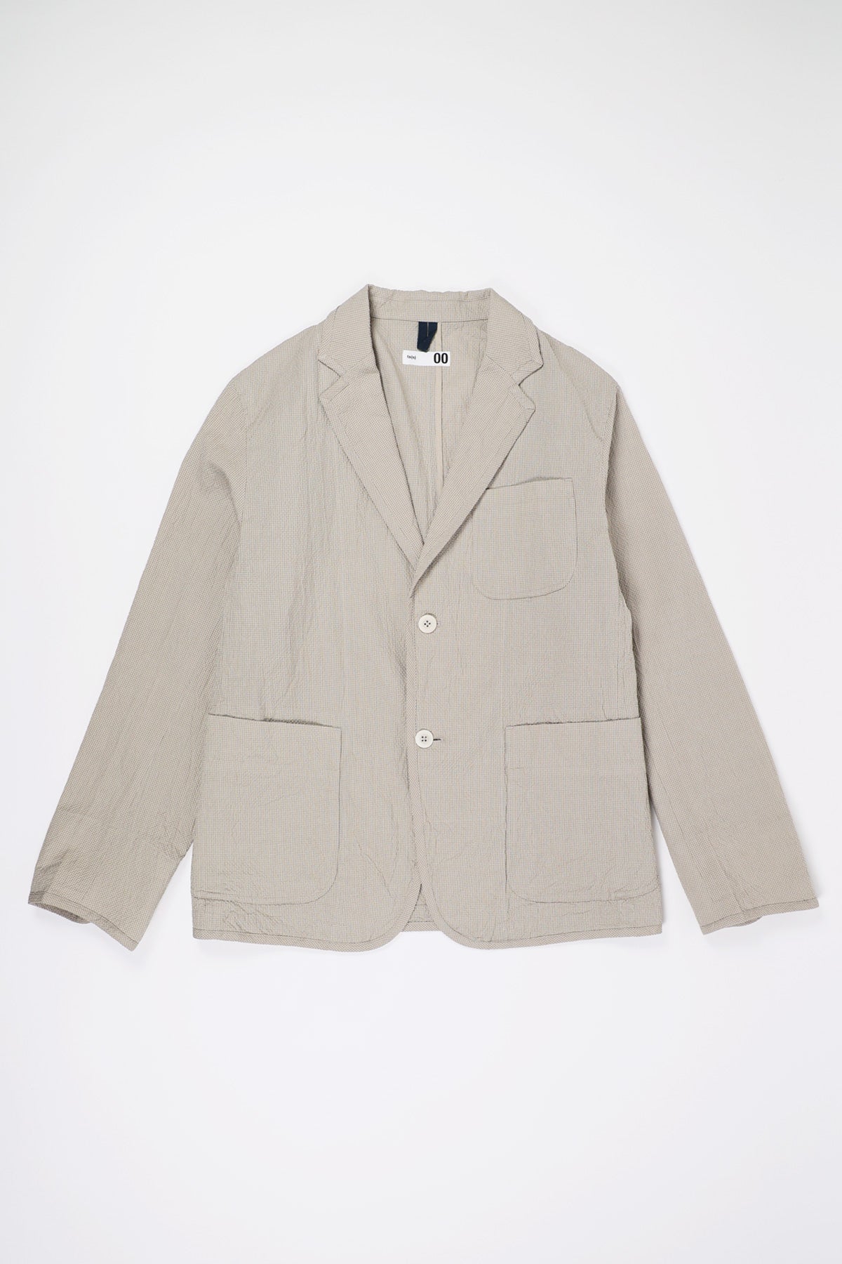 ts(s) - Seersucker 2 Button Jacket - Khaki - Canoe Club