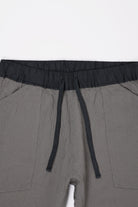 ts(s) - Seersucker Cloth Loose Fit Cropped Pants - Gray - Canoe Club