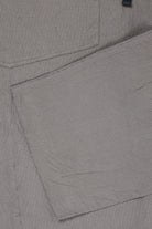 ts(s) - Seersucker Cloth Loose Fit Cropped Pants - Gray - Canoe Club