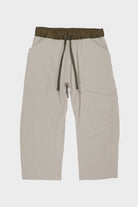 ts(s) - Seersucker Cloth Loose Fit Cropped Pants - Khaki - Canoe Club