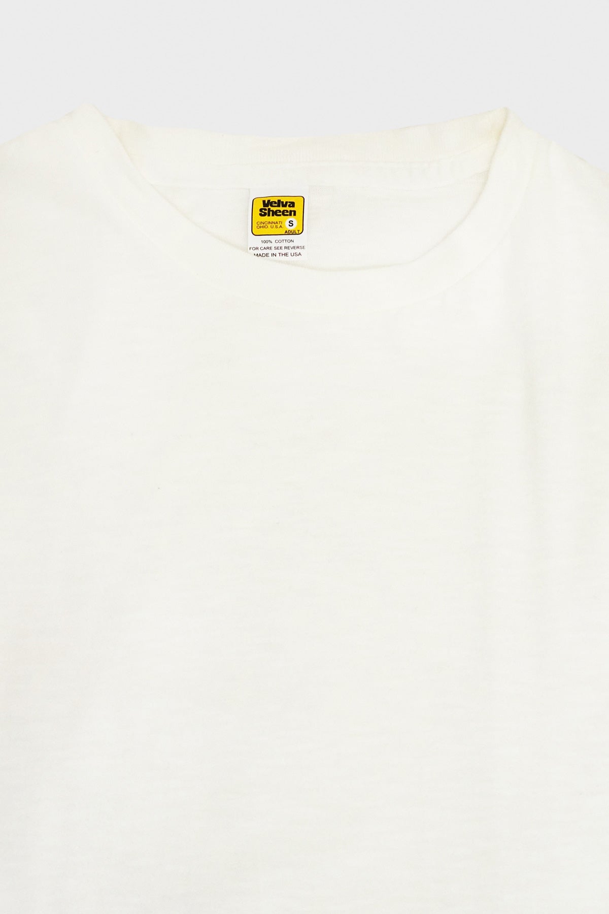 Velva Sheen - Long Sleeve Rolled Tee - White - Canoe Club