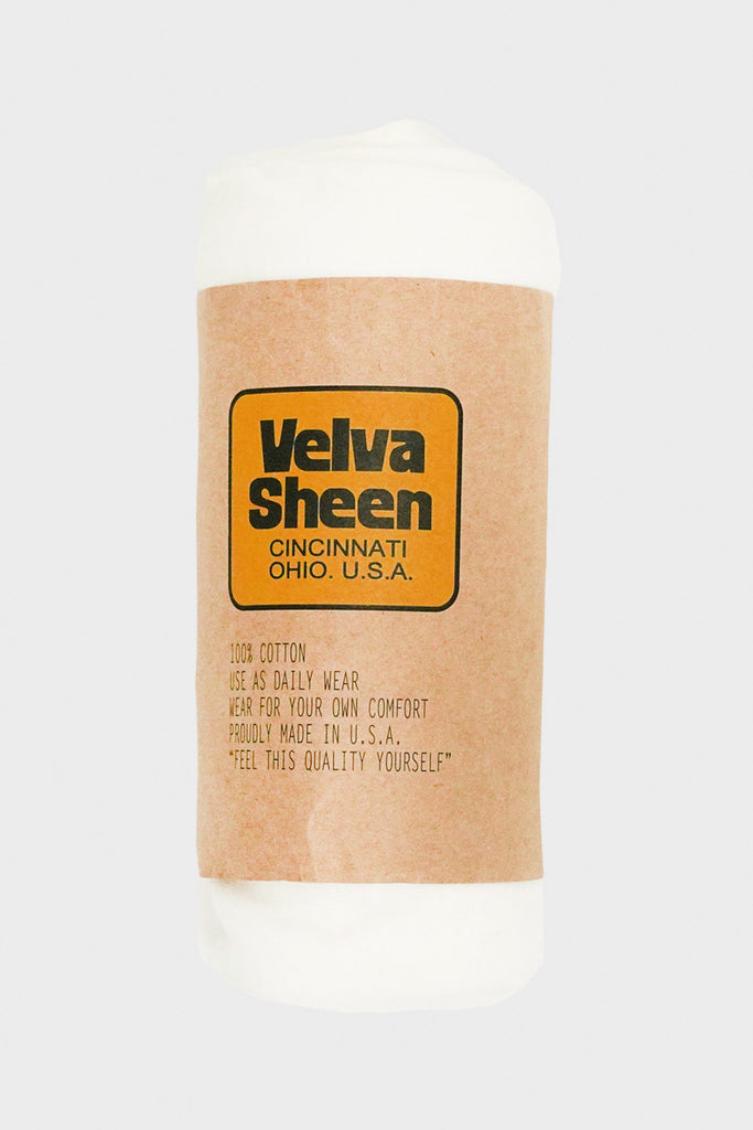 Velva Sheen - Long Sleeve Rolled Tee - White - Canoe Club