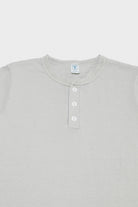 Velva Sheen - Short Sleeve Henley - Grey Pigment Dye - Canoe Club