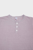 Velva Sheen - Short Sleeve Henley - Wisteria Pigment Dye - Canoe Club