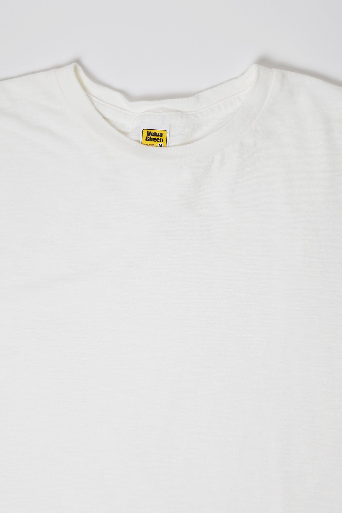 Velva Sheen - Short Sleeve Rolled Tee - White - Canoe Club