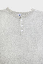 Velva Sheen - Tubular Knit Henley - Oatmeal - Canoe Club