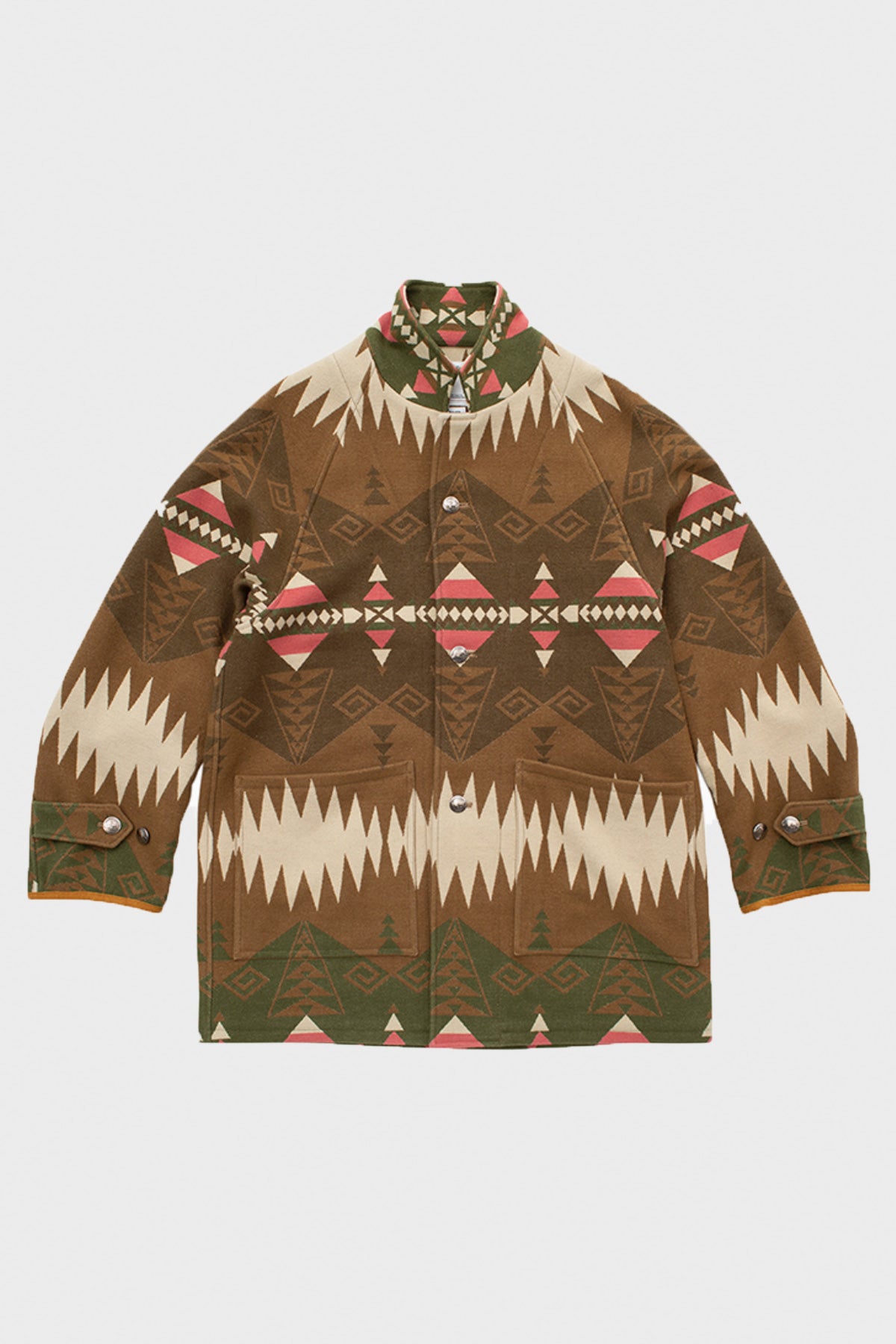 Visvim - Hopiland Coat Native Blanket - Khaki - Canoe Club