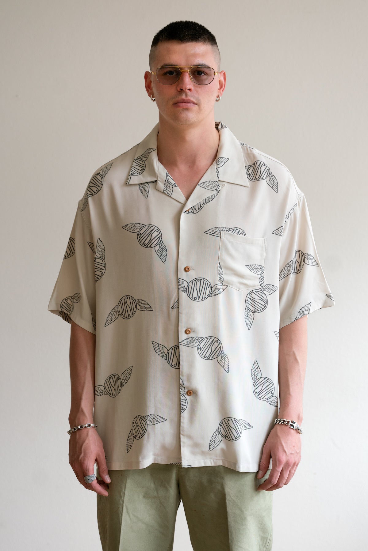 Visvim CONTRARY DEPT Wallis Shirt S/S | Ivory | Canoe Club