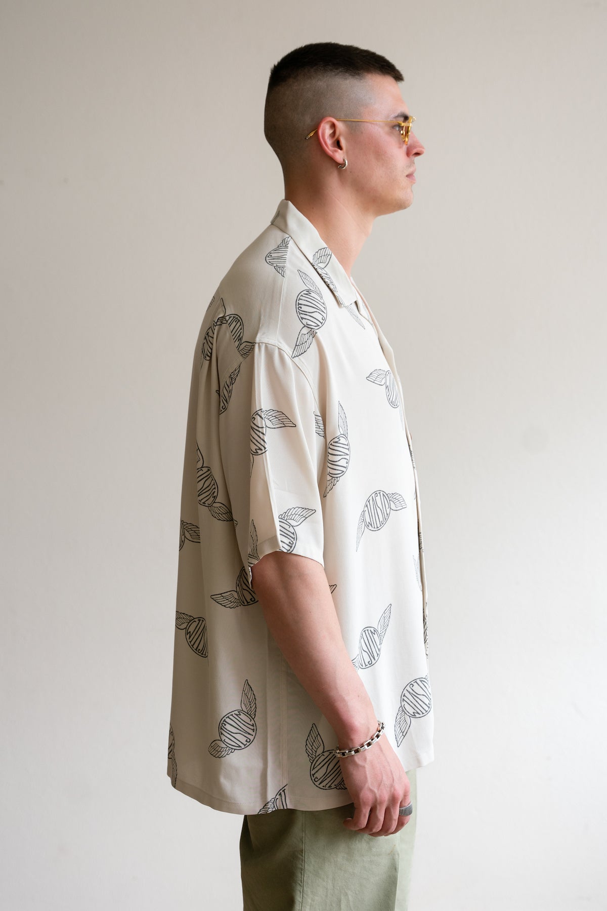 Visvim fw21 Wallis shirt s/s IVORY | gulatilaw.com