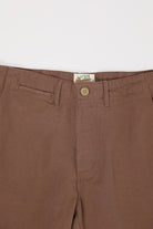 Wythe - Cotton/Linen Shorts - Churro Brown - Canoe Club