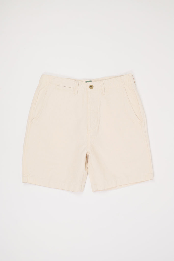 Wythe - Cotton/Linen Shorts - Unbleached - Canoe Club