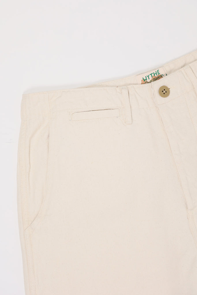 Wythe - Cotton/Linen Shorts - Unbleached - Canoe Club