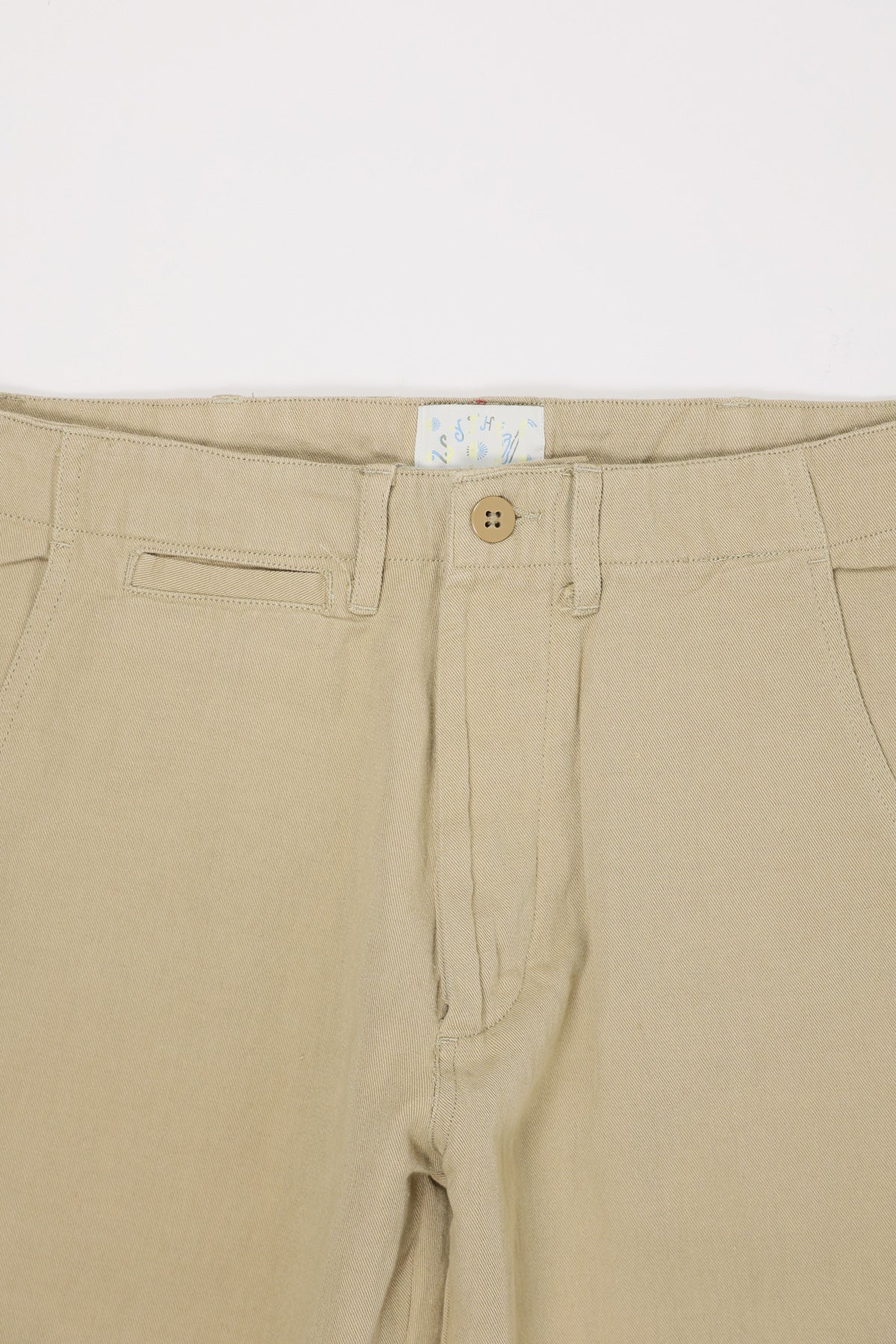 Wythe - Flat Front Cotton/Linen Chinos - Camp Khaki - Canoe Club