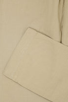 Wythe - Flat Front Cotton/Linen Chinos - Camp Khaki - Canoe Club