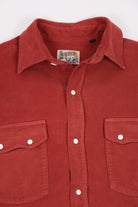 Wythe - Moleskin Pearl Snap Shirt - Merlot - Canoe Club