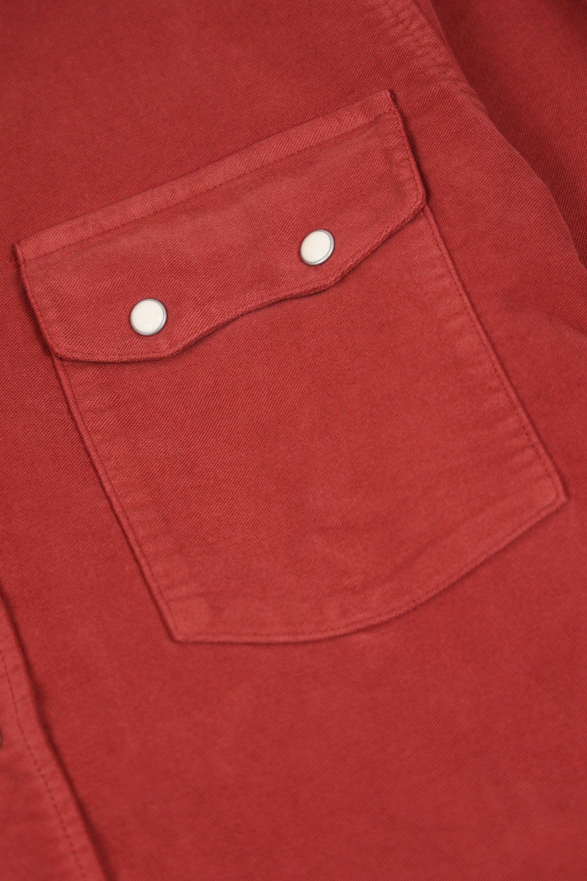 Wythe - Moleskin Pearl Snap Shirt - Merlot - Canoe Club