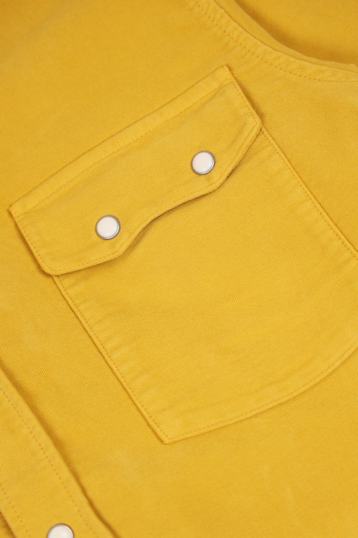 Wythe - Moleskin Pearl Snap Shirt - Wheat - Canoe Club