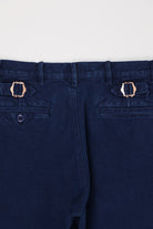Wythe - Rustic Plainweave Flat Front Chino - Indigo - Canoe Club