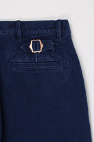 Wythe - Rustic Plainweave Flat Front Chino - Indigo - Canoe Club