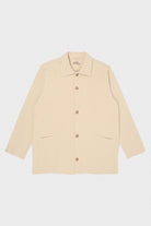 Wythe - Rustic Plainweave Hunting Jacket - Natural - Canoe Club