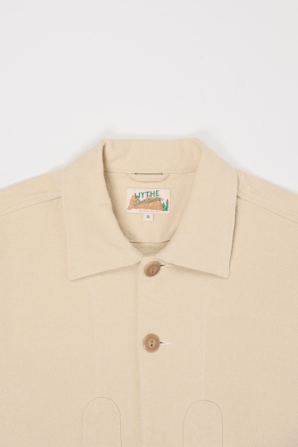 Wythe - Rustic Plainweave Hunting Jacket - Natural - Canoe Club