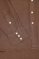 Wythe - Tencel Pearl Snap Shirt - Churro Brown - Canoe Club