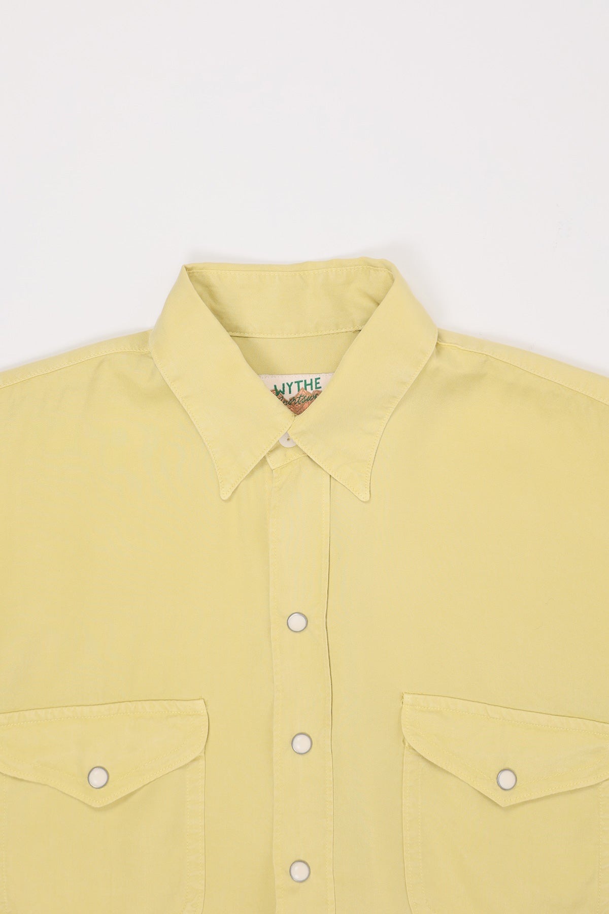 Wythe - Tencel Pearl Snap Shirt - Sunshine - Canoe Club