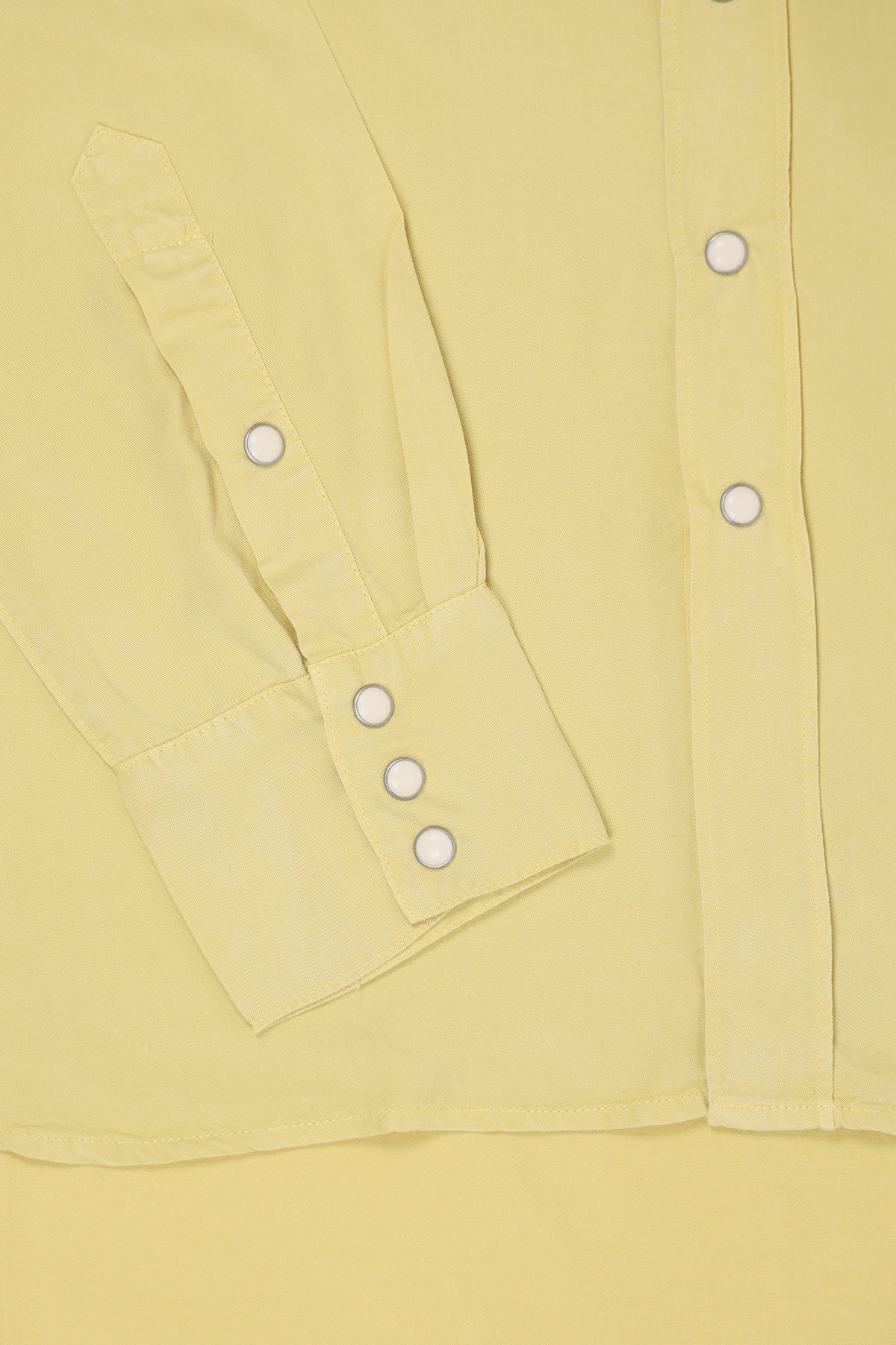 Wythe - Tencel Pearl Snap Shirt - Sunshine - Canoe Club