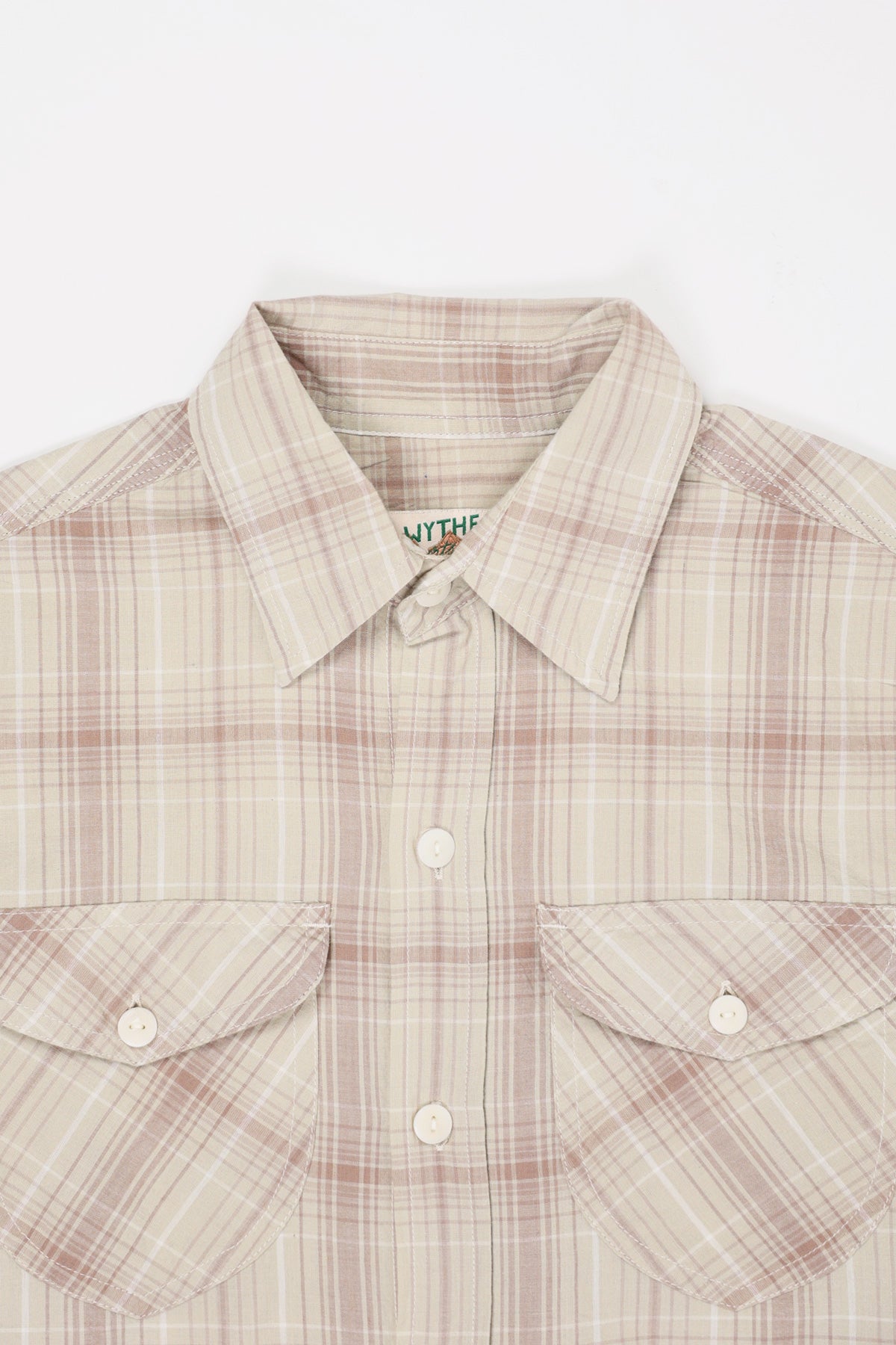Wythe - Washed Madras Workshirt - Earthtone Plaid - Canoe Club