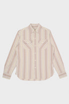 Wythe - Washed Madras Workshirt - Earthtone Stripe - Canoe Club