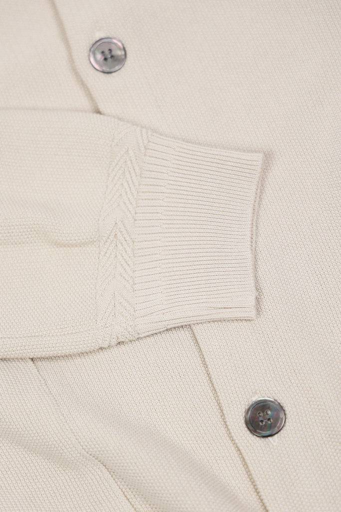 Yashiki - Hanaikada Cardigan - Ivory - Canoe Club