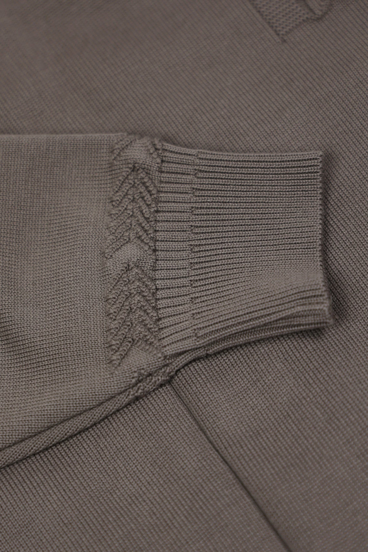 Yashiki - Hatsuhana Knit Blouson - Greige - Canoe Club