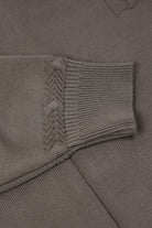 Yashiki - Hatsuhana Knit Blouson - Greige - Canoe Club