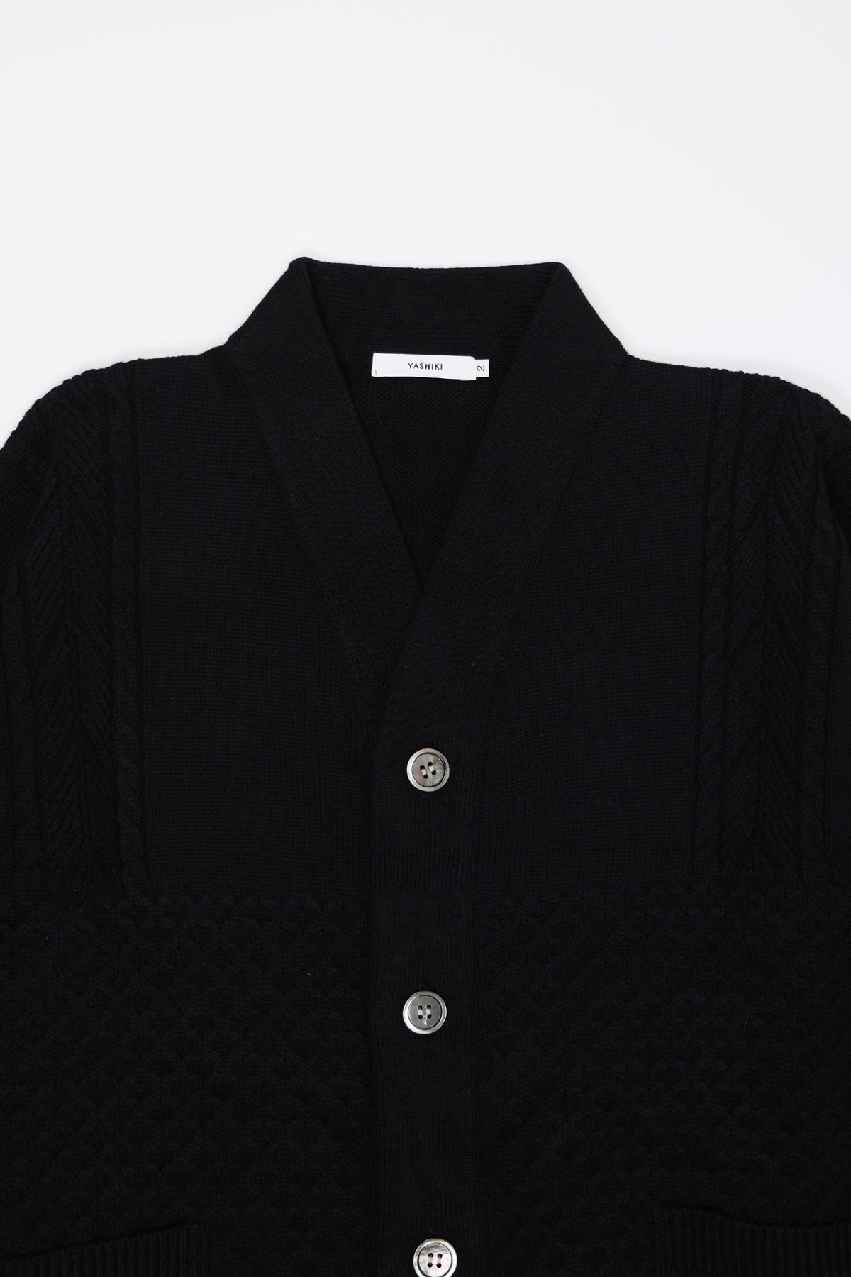 優れた品質 Collar Oboro YASHIKI Cardigan 19ss BLACK カーディガン